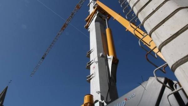 Two New Self Erecting Tower Cranes