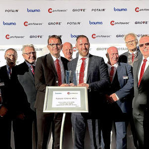 Falcon Tower Crane Services appointed UK dealer for Potain self-erecting cranes at Bauma 2022