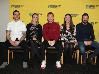 Vs Reading 17th March (Left To Right Nicholas Hayward Danni Scott Harrison Reed Kayleigh Goodrum Aarron Kneller)